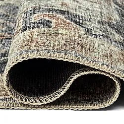 Plátený koberec - Noura (tmavomodrý)