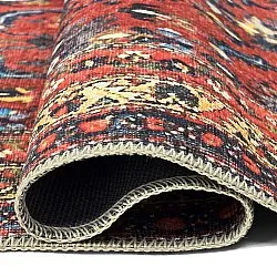 Koberec s plochým tkaním - Omarien (červený)