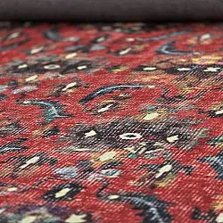 Koberec s plochým tkaním - Omarien (červený)