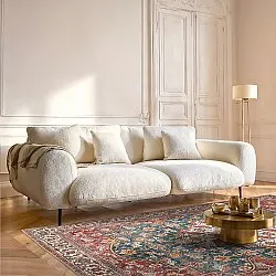 Koberec s plochým tkaním - Samaria (červený)