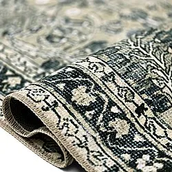 Koberec s plochým tkaním - Yasirah (modro/zelený)