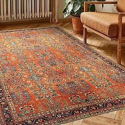 Koberec s plochým tkaním - Yasirah (oranžový)