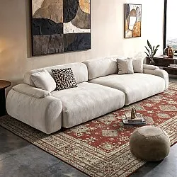 Plátený koberec - Zuleina (červená)