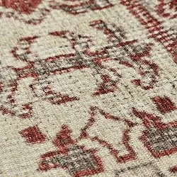 Plátený koberec - Zuleina (červená)