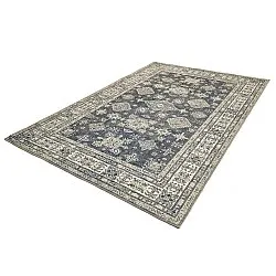 Plátený koberec - Zuleina (tmavošedá)