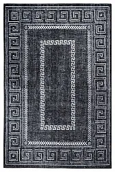 Koberec s plochým tkaním - Ankara Versace (čierna)