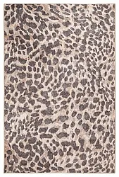Koberec s plochým tkaním - Cheetah (béžová/čierna)