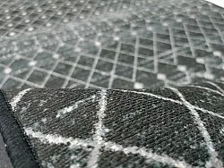 Koberec Wilton - Stella (čierny/biely)