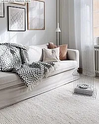 Vlnený koberec - Avafors Wool Bubble (béžový)