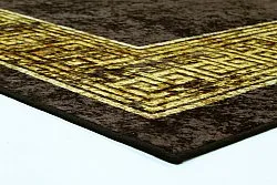 Koberec Wilton - Tilos (čierny/zlatý)