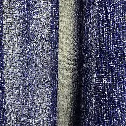 Záclony - Záclona z ľanu Cosmina (modrá)