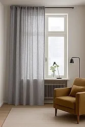 Záclony - Záclona z ľanu Cosmina (šedá)