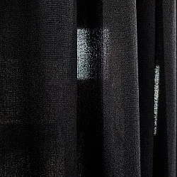 Záclony - Záclona z ľanu Cosmina (čierna)