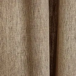 Záclony - Záclona z ľanu Melania (hnedá)