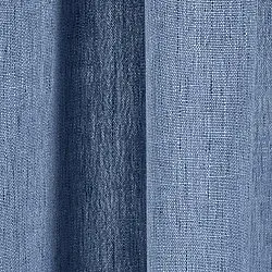 Záclony - Záclona z ľanu Melania (tmavomodrá)