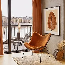 Záclony - Záclona blackout Octavia (oranžová)