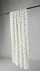 Záclony - Bavlnená záclona Anna-Lisa (modrá)