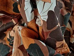 Záclony - Záclona z bavlny Asta (hnedá)