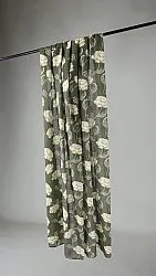 Záclony - Bavlnená záclona - Dorthe (zelená)