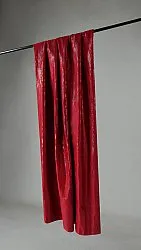 Záclony - Záclona z velúru Ofelia (červená)