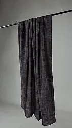 Záclony - Ľanová záclona Alecia (tmavo šedá)