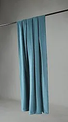 Záclony - Zamatová záclona Juliet (modrá)