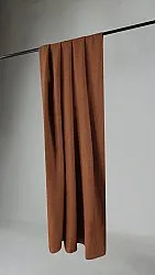 Záclony - Záclona z ľanu Lilou (červená)