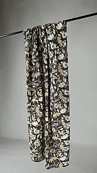 Záclony - Záclona z bavlny Mathilde (modrá)