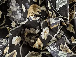 Záclony - Záclona z bavlny Mathilde (modrá)