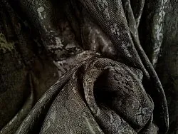 Záclona - Cleo (tmavošedá)