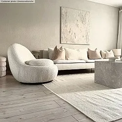Vlnený koberec - Hamilton (biely)