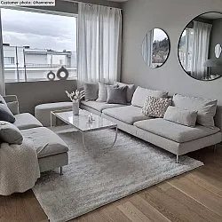 Koberce s chlpatým povrchom - Cosy (biela)