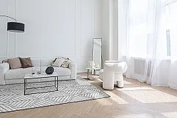 Koberec na vnútorné a vonkajšie použitie - Harvey (šedý)