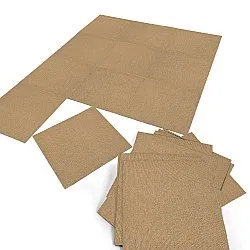 Koberec - Almeria Textilné dlaždice 24 ks (béžový)