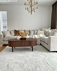 Koberce s dlhým vlasom - Aranga Super Soft Fur (biela)