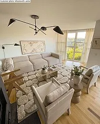 Koberce s dlhým vlasom - Fondi (béžová)