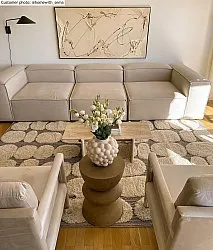 Koberce s dlhým vlasom - Fondi (béžová)