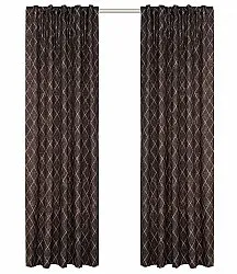Záclona - Bailey (hnedá)