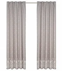Záclona - Edina (šedá)
