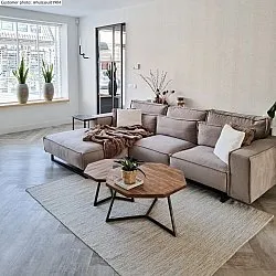 Vlnený koberec - Dhurry (prírodný)