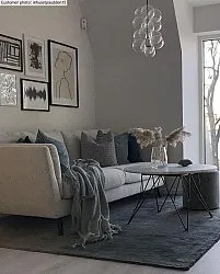 Koberec z viskózy - Jodhpur špeciálna luxusná edícia (čierna)