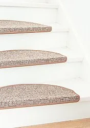 Schodová rohož - Brusel 28 x 65 cm (svetlohnedá)