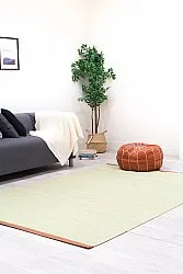 Vlnený koberec - Galway (svetlozelený)