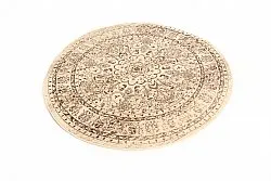 Kruhový koberec - Peking Noble (biely)