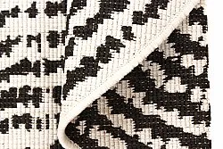 Kruhový koberec - Brussels Swirl (čierny)