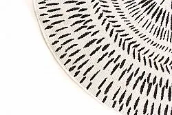 Kruhový koberec - Brussels Night (šedý)