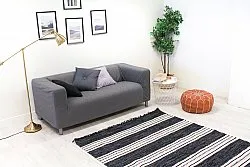 Koberec z kusov - Kajsa (čierny)