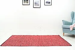Koberec z látok - Tuva (červený)