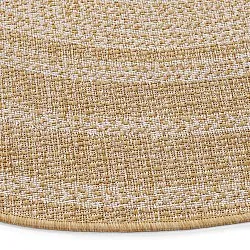 Rund matta - Indoor/Outdoor Angus (natur)