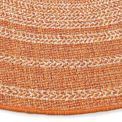 Rund matta - Indoor/Outdoor Angus (röd)